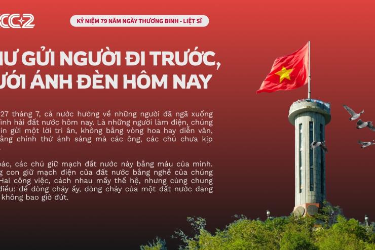 THƯ GỬI NGƯỜI ĐI TRƯỚC, DƯỚI ÁNH ĐÈN HÔM NAY