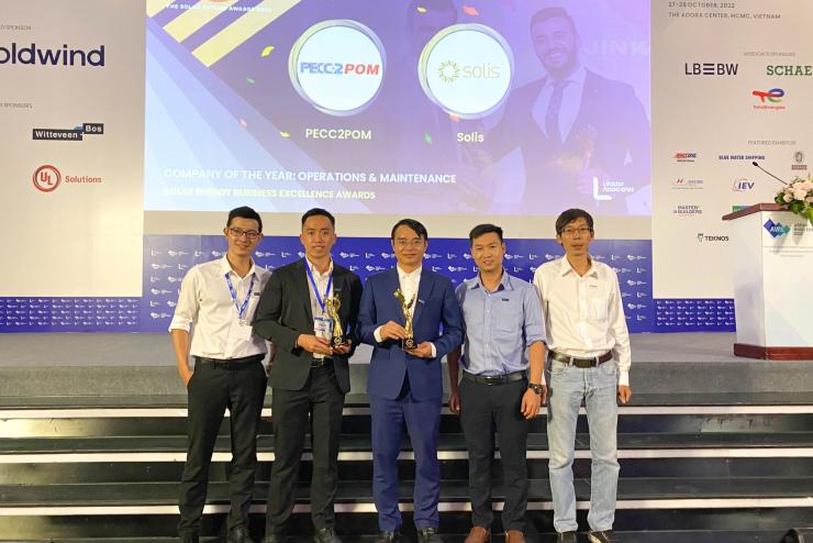 PECC2-POM : Giải thưởng đơn vị Quản lý & Vân hành Xuất sắc của Năm – Solar Future Awards 2022