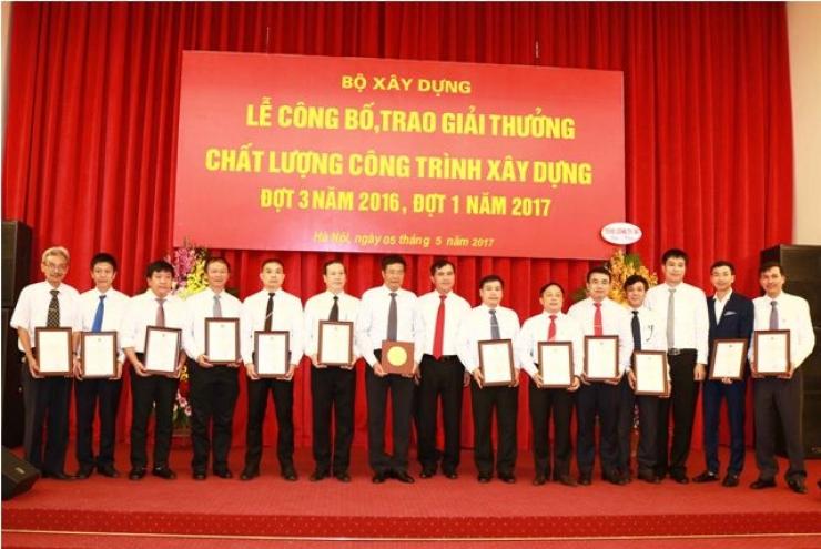 Tổ máy 2 NMNĐ Ô Môn 1 nhận Giải thưởng chất lượng công trình Bộ Xây dựng 2016