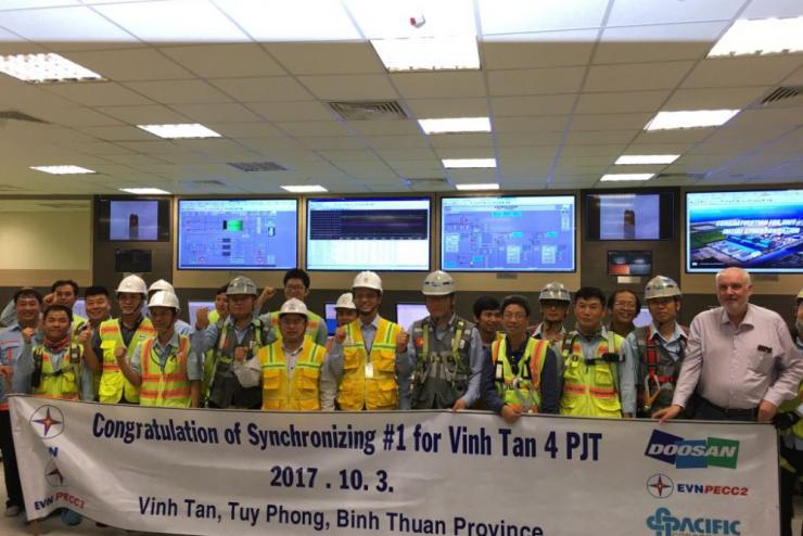 Second turbine of Vinh Tan 4 thermal power plant starts operation