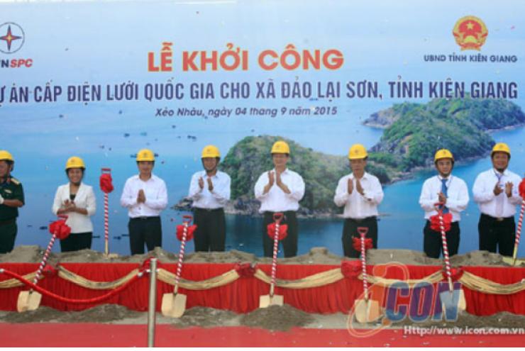 Thủ tướng Nguyễn Tấn Dũng phát lệnh khởi công đường dây 110kV vượt biển dài nhất Việt Nam