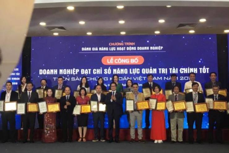 PECC2 đạt chỉ số năng lực quản trị tài chính tốt nhất ngành Tư vấn  trên sàn chứng khoán Việt Nam năm 2018