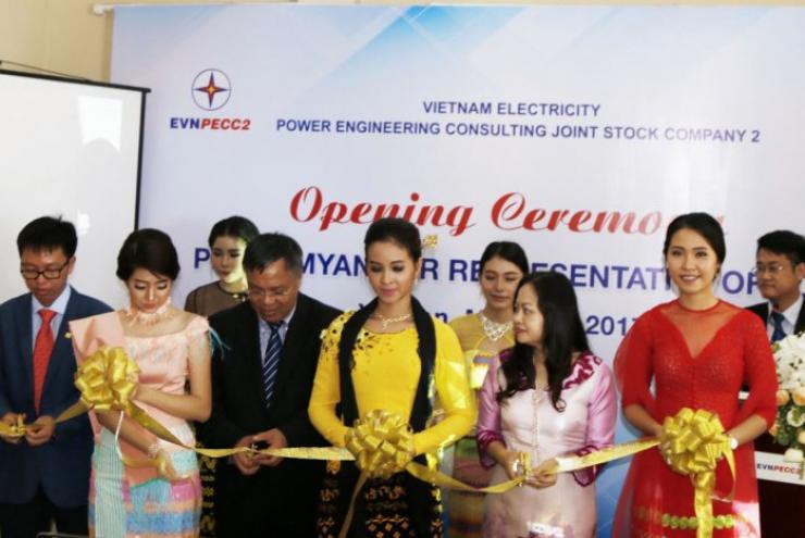 PECC2 khai trương Văn phòng đại diện tại Myanmar